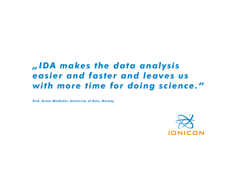 IONICON Data Analyzer 1.0 launched